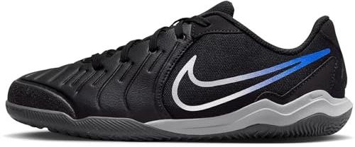 Nike Kinder Jr Legend 10 Academy Ic Fussballschuh, Black/Chrome-Hyper R, 35 EU