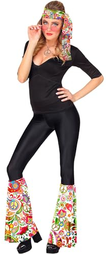 W WIDMANN MILANO Party Fashion - Hippie Set 60er / 70er Jahre, Stirnband und Stulpen, Hippie, Reggae, Flower Power