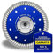 BERGMANN ® GraniMax Ø 125mm M14-Diamantscheibe mit M14 Flansch | wandbündiges randbündiges Trennen | für Granit Beton uvm. | Trennscheibe Diamanttrennscheibe für Winkelschleifer BOSCH Makita Metabo