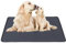 WYJHNLBEDC Hundedecke Wasserdicht, Katzendecke/Hundematte Für Auto/Sofa/Outdoor/Unterwegs, rutschfest Waschbar Decke, Sofaschutz Hund/Katze, Welpen Unterlagen (Gray 50x70cm)