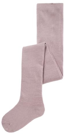 NAME IT Nkfwak Wool-Pantaloni in Lana Collant, Lilla, 110 cm-116 cm Bambine e Ragazze
