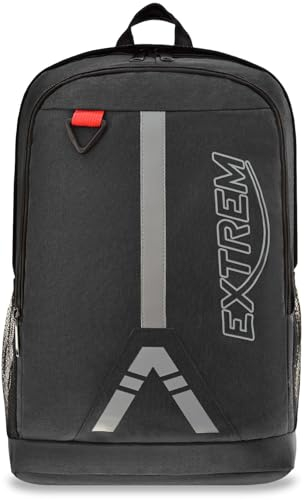 Generisch großer Rucksack Bag Street Extreme für Schule Ausflug Graphit