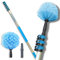 30-Foot High Reach Cobweb Duster Kit with 5-30ft Extension Pole, Dewebber Brush, Indoor and Outdoor extendable Spider Web Cleaning Set