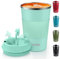 KETIEE Kaffeebecher to go,380ml Thermobecher Kaffee-to-go,Kaffeebecher Thermo,Doppelwandig Reisebecher Travel Mug,Vakuum Isolierbecher mit auslaufsicherem Deckel für Kaffee und Tee,Minzgrün