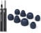 4 Pair Replacement ear tip for Powerbeats Pro, beats earbuds replacement tips,Wireless Earphone Headphones, Silicone Earbuds Buds Set with Cleaning kit (orange