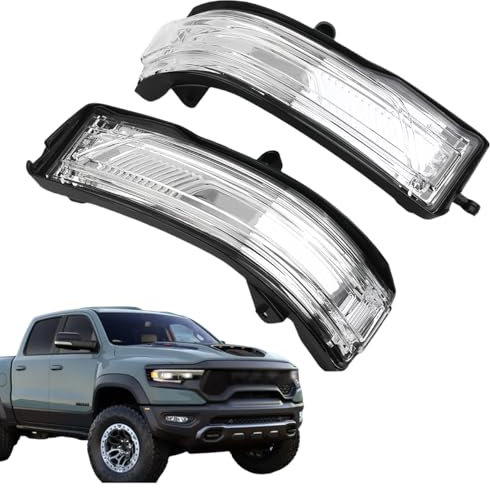 MengZJ Blinker für Außenspiegel, für Dodge RAM Pickup 1500 DT Blinkerbaugruppe, 68402097AA 68402096AA Rückspiegelzubehör,Left