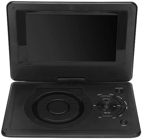 Tragbarer 8,5 Zoll DVD Player für Kinder, Auto DVD Player, mit Fernbedienungsgriff, Multifunktionaler, Praktischer Auto TV Player, Unterstützt CD, DVD, SD Karte, USB