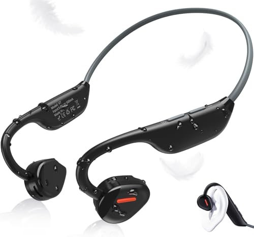 ANCwear Auriculares Open Ear Bluetooth Inalambricos-Auriculares Inalámbricos Bluetooth 5.3- Cascos IP67 Impermeable Deportivos Adecuados para Correr Fitness