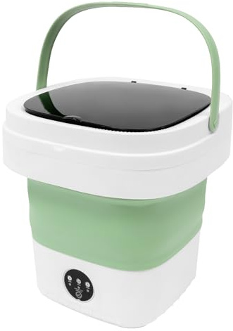 Mini Waschmaschine Faltbare | Waschautomat 12L 36W | Reisewaschmaschine 3 Reinigungsmodi | Camping Mobile Waschmaschine 40dB | Small Washing Machine für Babykleidung Unterwäsche