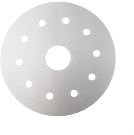 Piastra adattatore a disco per diffusore di calore in acciaio inox per fornelli a induzione, foglio magnetico, compatibile con utensili da cucina per pentole in vetro, casseruole non magnetiche (13,8