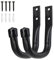 ALLY-MAGIC Garage Wall Hooks, 2 Pack Ladder Hooks,Wall Hook for Hanging Heavy Duty, Garage Storage Hook for Organising Ladders Garden Tools Ropes Cables Y9CKGG