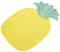 INOOMP Nordic Ceramic Pineapple Bowl Handmade Yellow Salad Rice and Noodle Bowl for Kitchen Counter Chic Tableware with Skid Base for Fruit Serving and Decoration