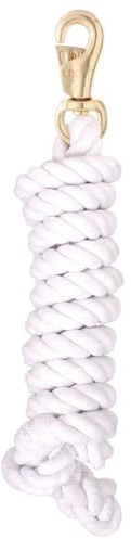 Tough1 Economy Cotton Lead with Bull Snap - White