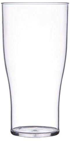 48X Beer Glasses 570ml/260X83mm Pint Drinking Tumblers CE Marked Restaurant | Commercial restaurant grade tumblers measure 260x83mm, ideal for high-volume bars, busy pubs and catering venues.