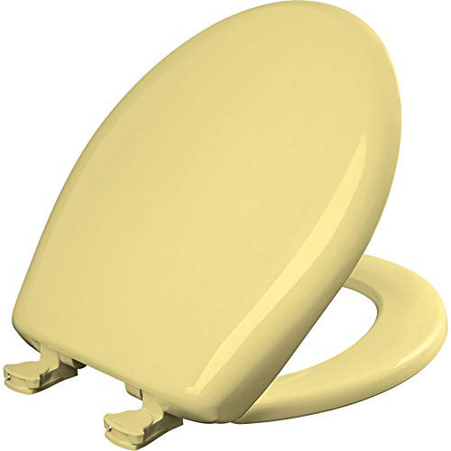 Bemis 200SLOWT 211 Toilet Seat, Yellow, Round