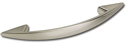 SIRO 1253-180ZN21 Griff Kar Lochabstand 128 mm, Breite 179 mm, ZN Edelstahl Effekt