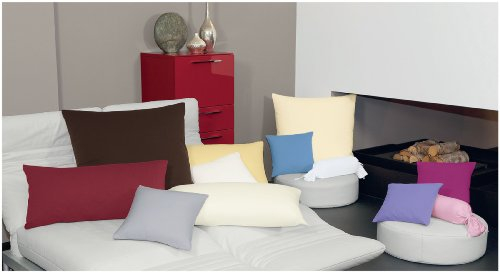 Janine Design Uni Jersey Bettwäsche weiß 5007-10 Kopfkissenbezug einzeln 80x80 cm