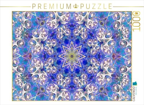 CALVENDO Puzzle Mandala Indigoblaues Universum | 1000 Teile Lege-Größe 64 x 48 cm Foto-Puzzle für glückliche Stunden