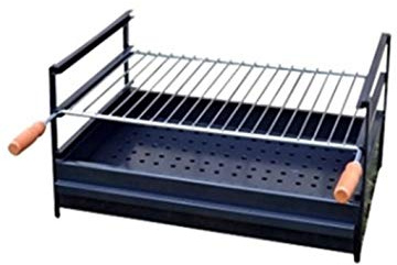 Solsun 43758 - Barbacoa cajón, 70 x 40 x 30 cm, Color Negro