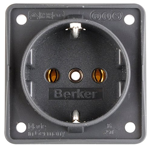 Berker Integro Steckdose Schuko anthrazit matt SB