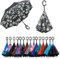 Jooayou Parapluie Inversé, Anti-UV Double Couche Coupe-Vent Parapluie, Mains Libres poignée en Forme C Parapluie