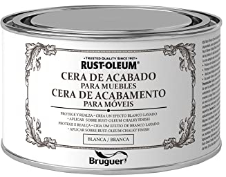 Rust-Oleum Bruguer Cera de acabado para muebles Blanca 400 ml