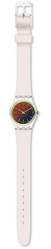 Swatch DamenArmbanduhr Analog Quarz Silikon LK391