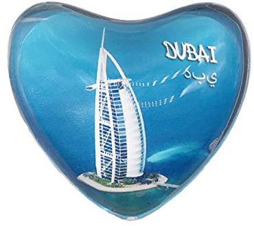 3D Burj Al Arab Dubai Kühlschrank Kühlschrankmagnet Kristallglas Magnet Tourist Travel Souvenir Sammlung Geschenk Magnetische Aufkleber Home Küche Dekoration