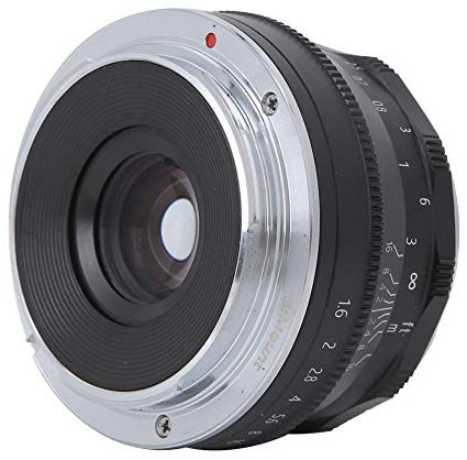 Obiettivo per fotocamera Mirrorless, 35mm f1.6 Obiettivo per fotocamera con attacco E a mezzo fotogramma con messa a fuoco manuale per A5000, A6000, A6300, A6500 A7, A7R, A7II,