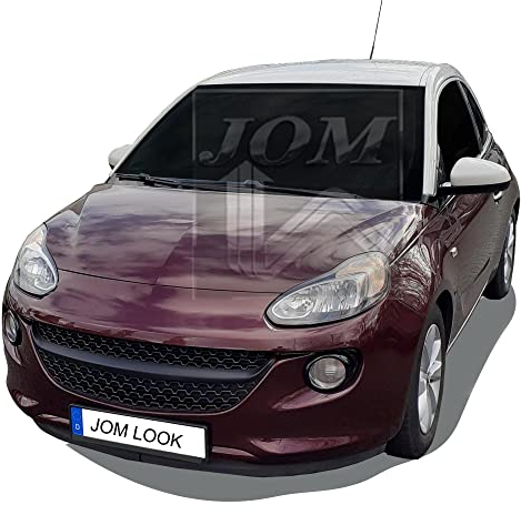 JOM 6320073OE Kühlergitter Kühlergrill Sportgrill ohne Emblem, schwarz für Opel Adam