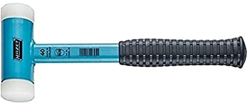 HAZET Kunststoff-Hammer, rückschlagfrei 1953N-40, 40 mm, Materialschonend | Ø 40 mm, Länge 305 mm, 805 g, 40 mm, Antrieb 250020 Hammer, Ersatzteil verfügbar, Materialschonend, Maße: 305 mm