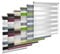 TEKONA Doppelrollo Klemmfix ohne Bohren Duo-Rollo Rollo Blickdicht lichtdurchlässig Fensterrollos Seitenzugrollo Sonnenschutz Fenster und Tür - Weiß, 80 x 150 cm (B x L) - Stoffbreite 76cm