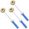 Lot de 3 rouleaux de peinture d'angle pour décoration de coin Tête de 100 mm