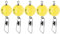 Trout Master Piloten mit Karabiner zum Forellenangeln Swivel Snap Pilot, Durchmesser/Farbe:12mm / Yellow
