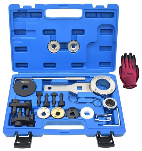 Yuesstloo Camshaft Crankshaft Engine Timing Tool Kit Compatible with Audi VW VAG 2006-2018 EA888 1.8 2.0 TSI TFSI T10355 T10060A T10352 T10368 T40011 T40196 T40267, Upgrades Version with Case & Gloves