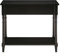 MODERION Konsolentisch, Wohnzimmer-Beistelltisch mit 2 Schubladen Robust und Stabil, für Wohnzimmer, Flur, Balkon usw, 90 x 35 x 76.5 cm (B/T/H) (schwarz)