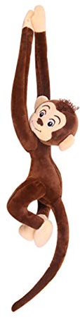 Stofftier AFFE, Plüschtier AFFE, 65cm Hängende Affen Süßer Langarmiger AFFE, Interaktive Tierplüsch AFFE Spielzeug Kindergeschenk Für Mädchen Und Jungen