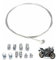 Kit de Reparación de Cable de Embrague Moto Universal, Juego de Cable de Freno de Cable de Embrague de Motocicleta con Tornillos de Fijación