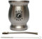 Gaucho Cebar Yerba Mate Tea Set, Mate Tea Cup Made of Stainless Steel with Removable Bombilla Straw for Yerba Mate Tea, Mate Tea Set, Easy to Clean and Very Durable (Silver)