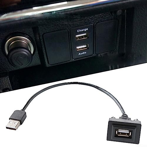 12–24 V AUX USB Power Port Buchse Kabel Adapter Draht USB Aufladen Für Toyota Für Corolla 25 cm