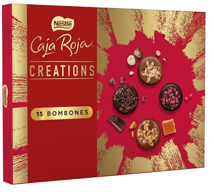 NESTLÉ CAJA ROJA Creations Bombones Chocolate con Leche Estuche 186 g