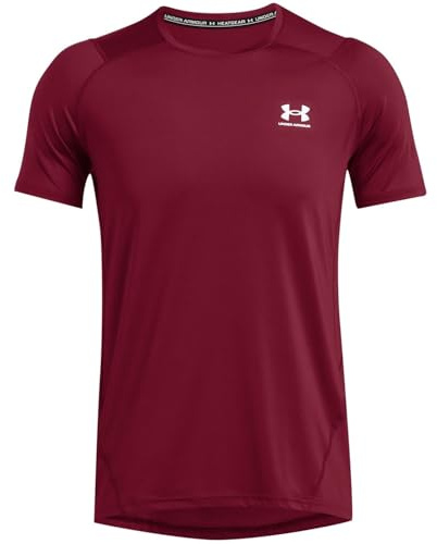 Under Armour UA HG Armour Fitted SS Cardinal - L