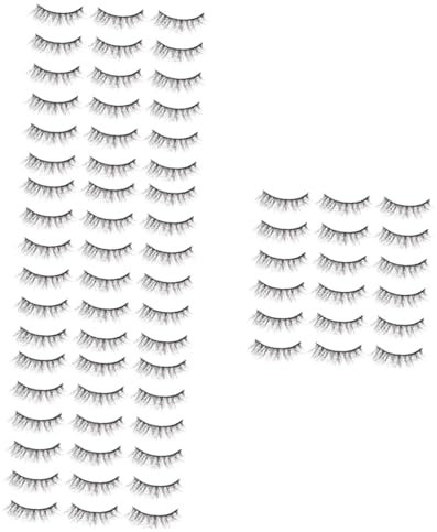 Mipcase 80paires Faux Synthétique Naturels Et Confortables Pour Maquillage Éclatant Pour Toutes Occasions