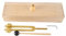 Fegtrty Stimmgabel Aluminium-Resonanz-Stimmgabel 136,1 Hz mit Resonanzkasten und Hammer, für Chakra, Yoga, Entspannung