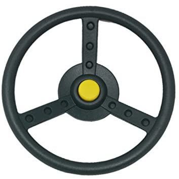 Kids toy steering wheel for climbing frames (Green)