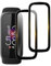 Rcokas für Schutzfolie Fitbit Luxe Panzerglasfolie Fitbit Luxe Displayschutz olie [2 Stück][Soft TPU][HD Displayschutzfolie][Ultra-klar][Anti- Kratzer]