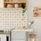 Alwayspon Adesivi per piastrelle, 25 pezzi x 15 cm, colore verde e bianco, autoadesivi, per bagno, cucina, paraspruzzi, piastrelle adesive in vinile per pavimenti e pareti
