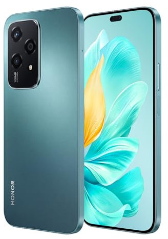HONOR 200 Lite Smartphone 5G 8GB+256GB, AMOLED 6,7, Cámara Triple de 108MP, MediaTek Dimensity 6080(6nm), 4500mAh, Double SIM, NFC, Android 14, Verde