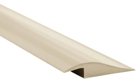 Quest Übergangsprofil PVC 50x7 mm Höhenausgleich - Beige, 2 m | Flexible Übergangsleiste verbindet Fliesen, Teppich & Laminat, gleicht Höhen aus und schützt Fliesenkanten, ohne Bohren