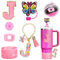 Cup Zubehör für Stanley Cup - Quencher Zubehör Auslaufsicher Accessories Silikon Anhänger Becherhalter Strohhalm Abdeckung für Tumbler Buchstabe J